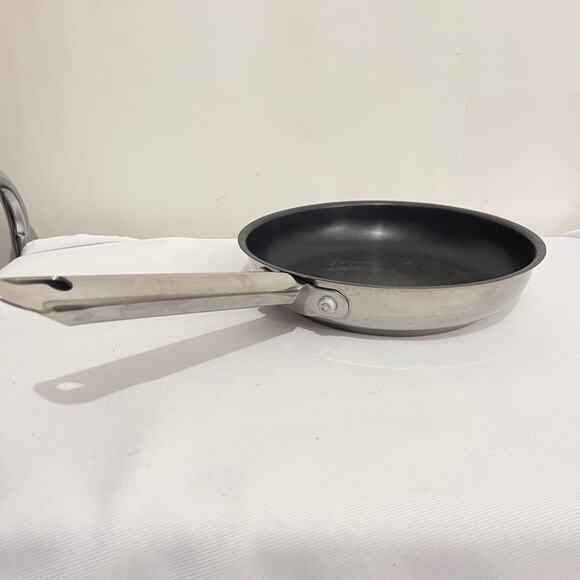 Wolfgang Puck Cafe Collection 8" Omelet Frying Pan Non-Stick Stainless Steel - Picture 1 of 12